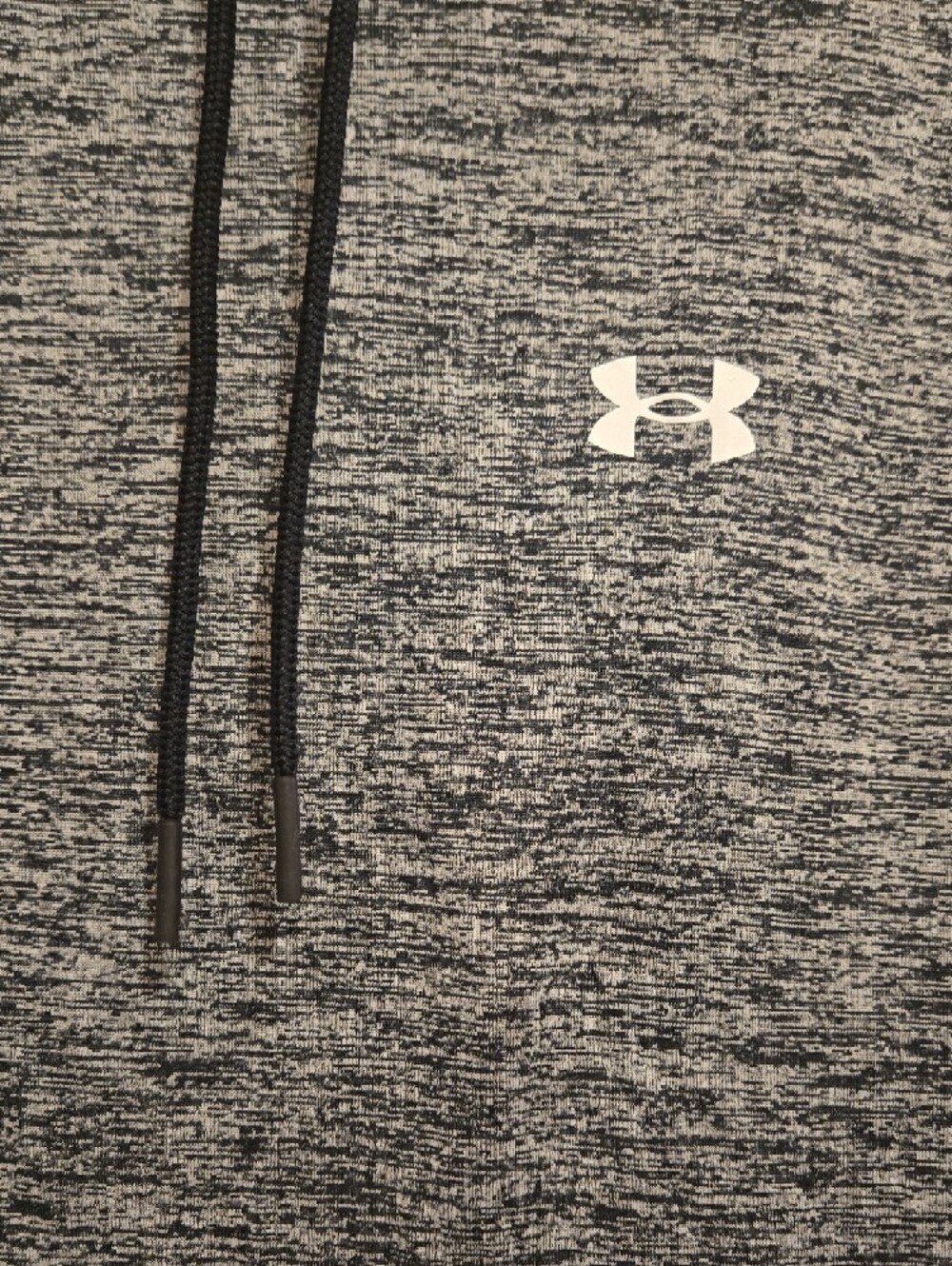NWOT  Under Armour Black & Gray Heather Athletic Hoodie - Picture 2 of 4